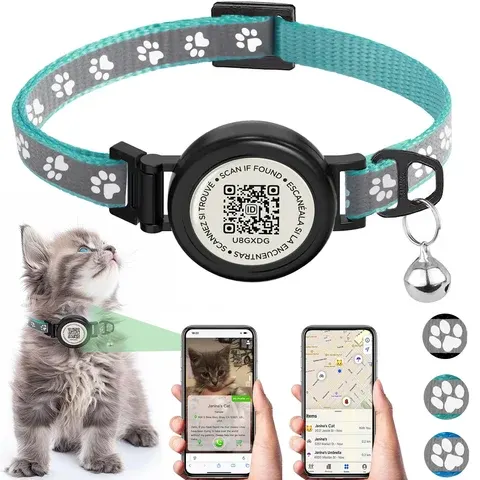 Katzenhalsband mit AirTag-Halter