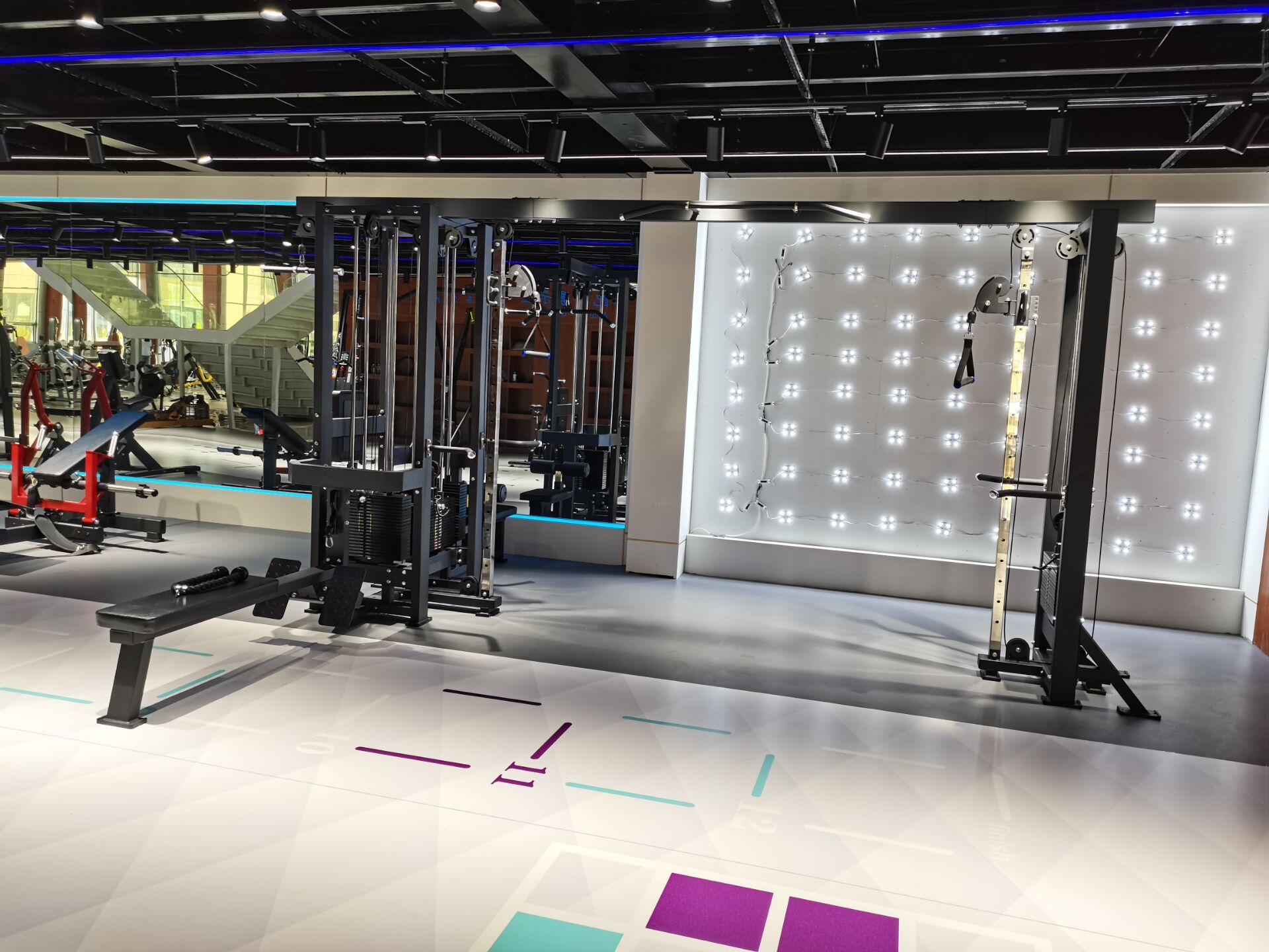 Fünf-Stationen Multistation-Fitnessgerät für Gewerbe 2