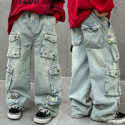 Jungen-Cargojeans