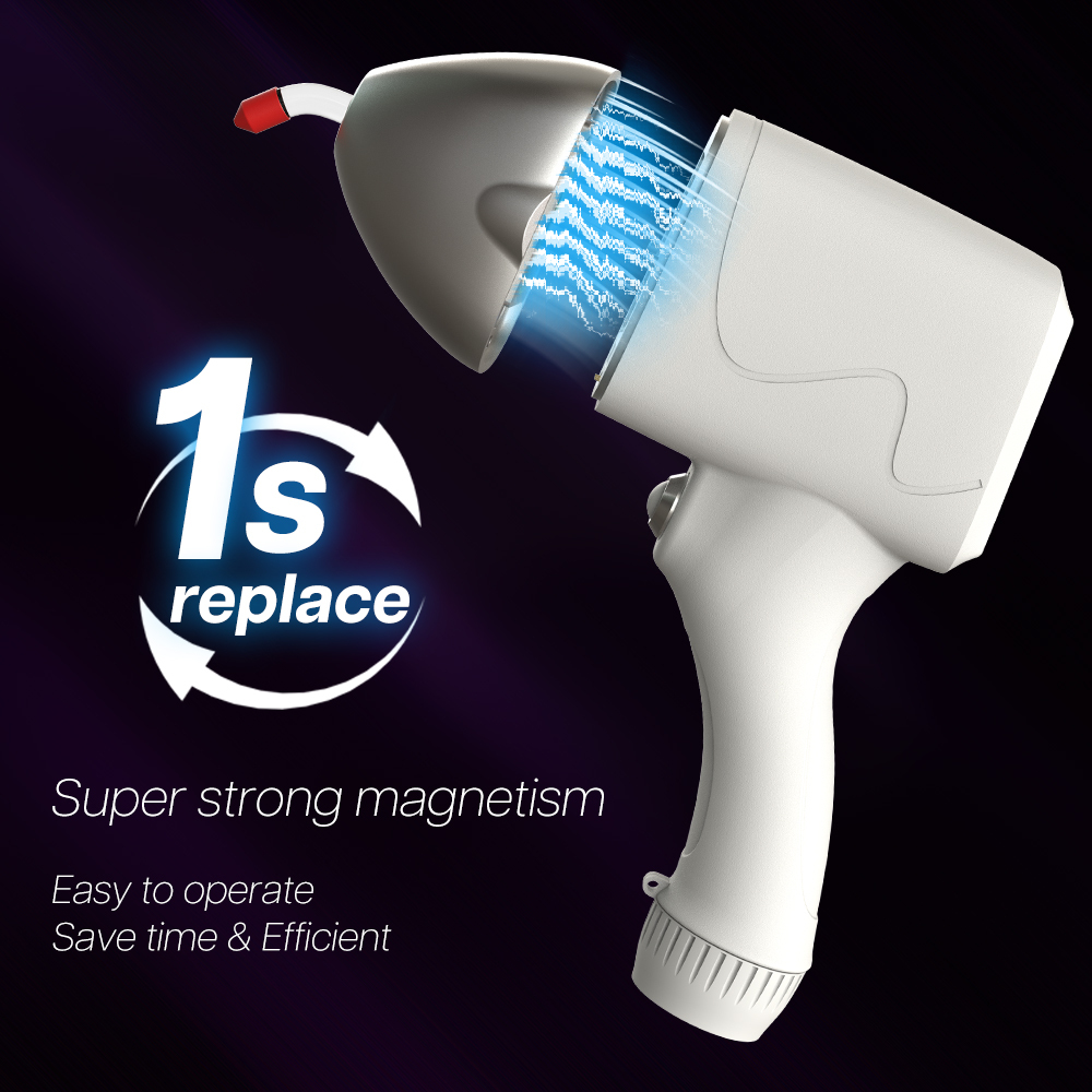 Diodenlaser-Haarentfernungsgerät mit KI-Haaranalyse, 4 Wellenlängen 3