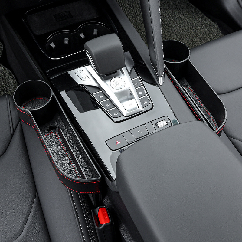 PU-Leder Autositz-Organizer mit USB 2