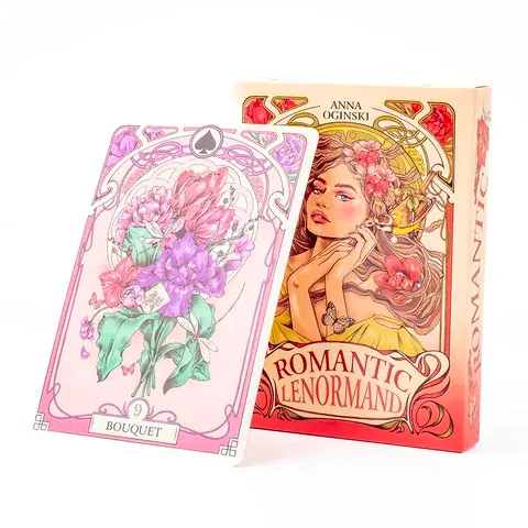 Romantisches Lenormand-Orakelkartendeck, 37 Karten