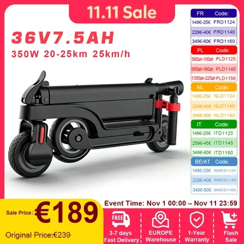 Faltbarer E-Scooter
