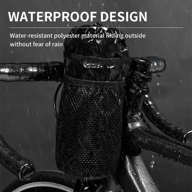Regenfeste isolierte Lenker-Flaschentasche für Fahrräder 4