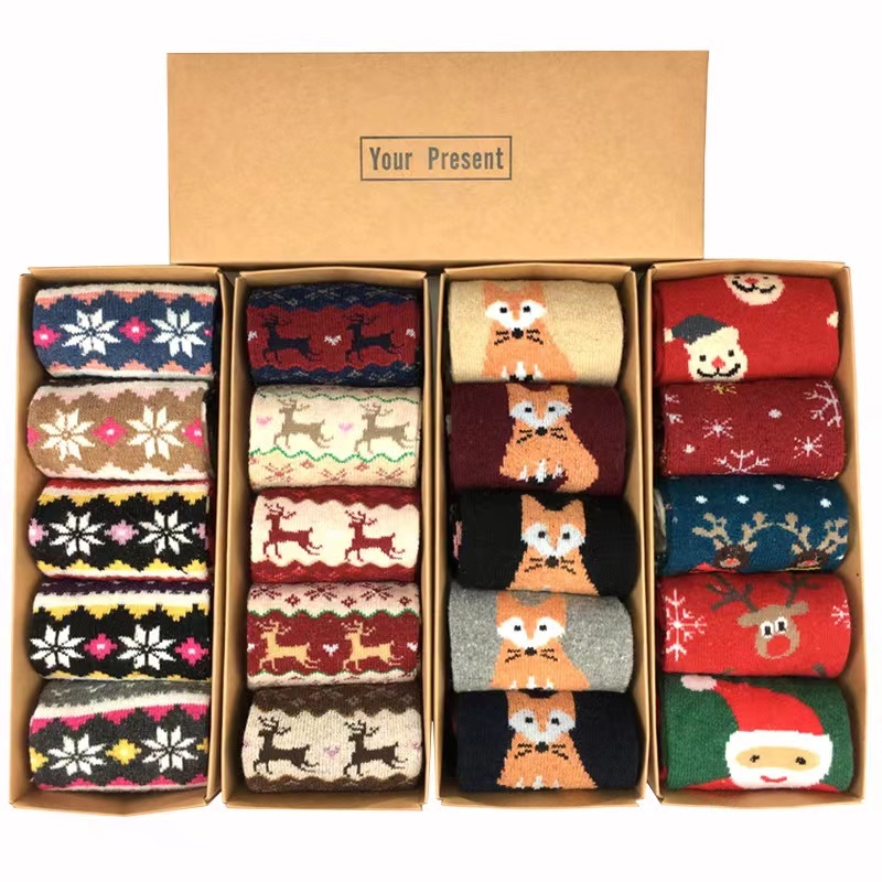 Weihnachtssocken-Geschenkbox für Damen 2
