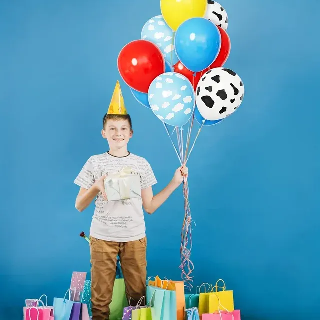 Wolken-Kuh-Luftballons für Babyparty 2