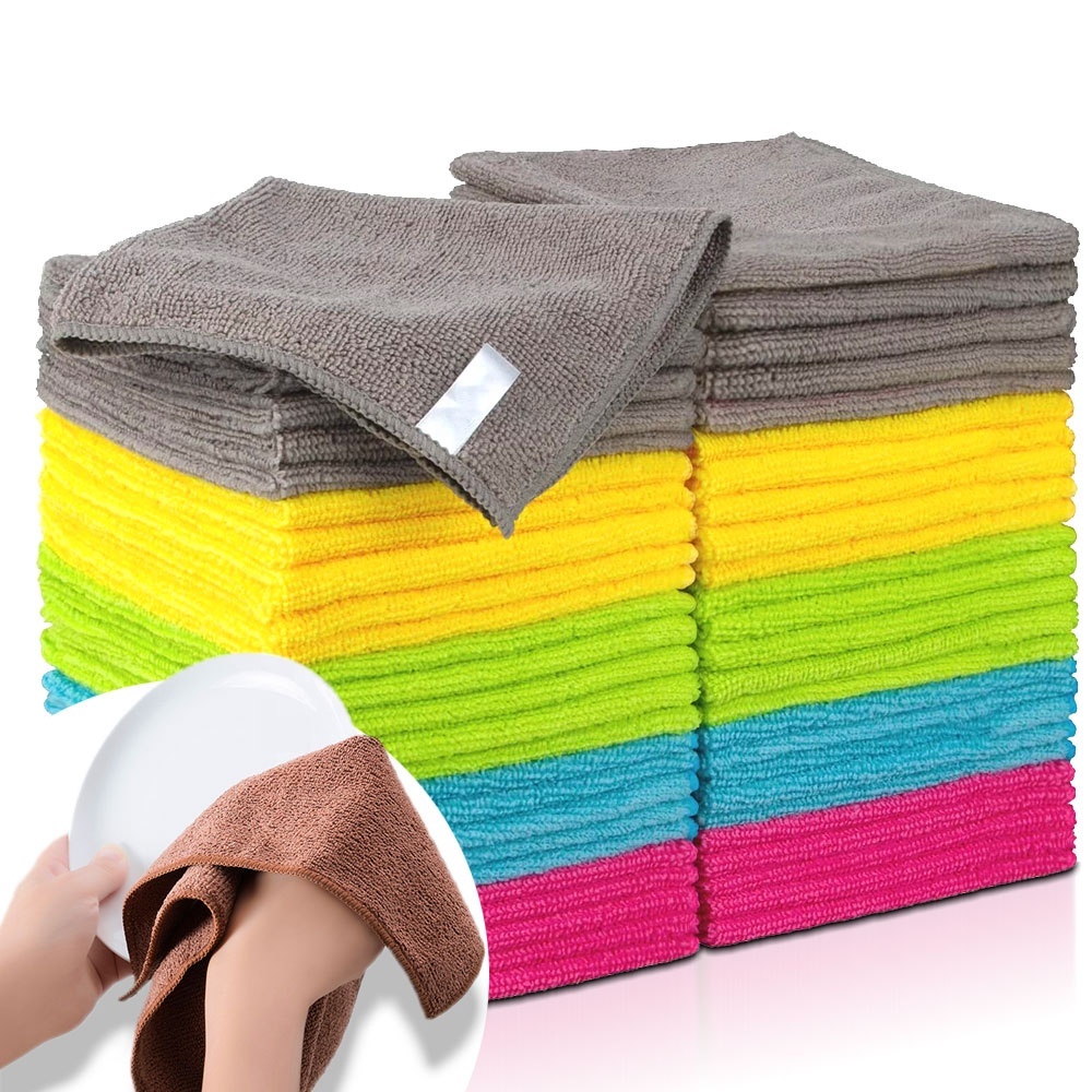 Bunte Mikrofaser-Reinigungstücher 36er Pack Mix