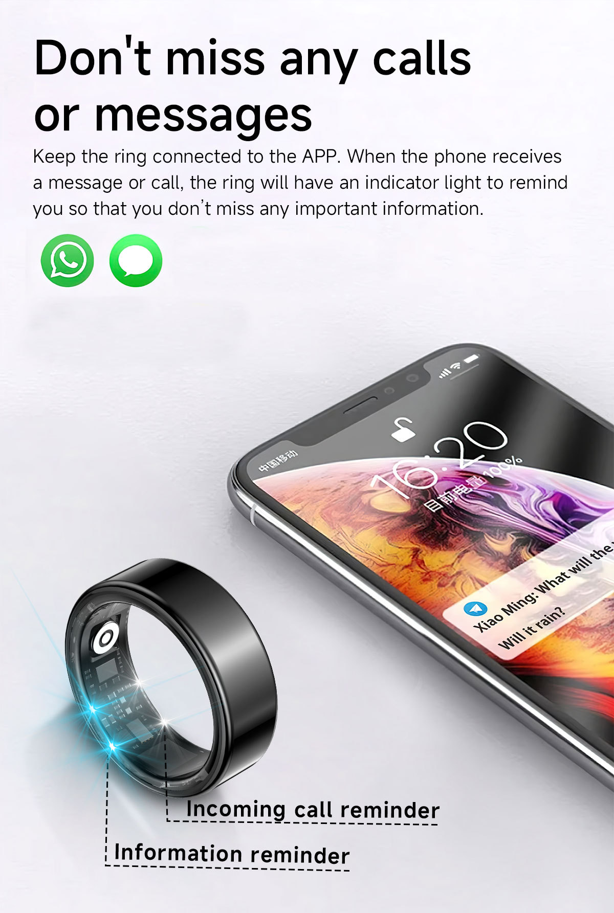 Smart Ring HR018 mit Gesundheitsmonitor 4