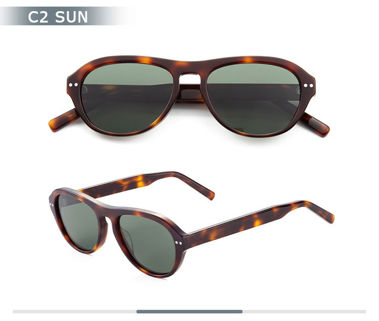 Runde Sonnenbrille aus Recycling-Acetat 3