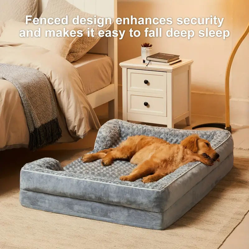 Waschbares Samt-Hundebett im Sofa-Stil 3
