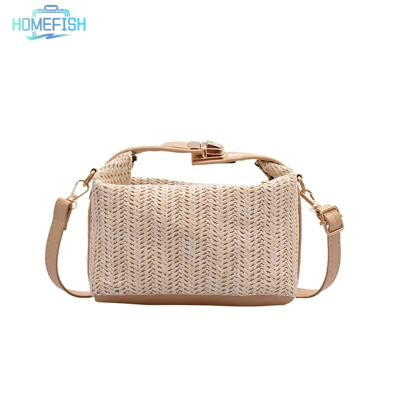 Strohhandtasche