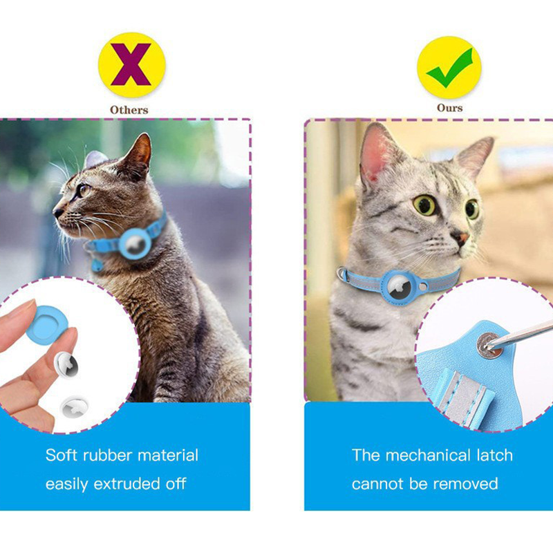 Reflektierendes Nylon-GPS-Katzenhalsband 3