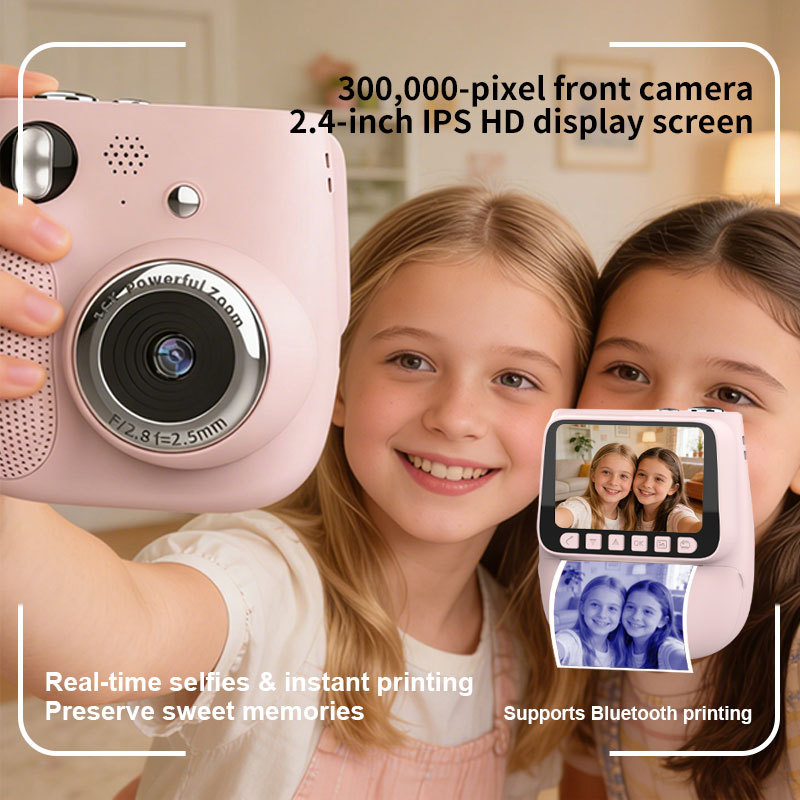 Tragbare Thermodruck-Fotokamera für Kinder 4