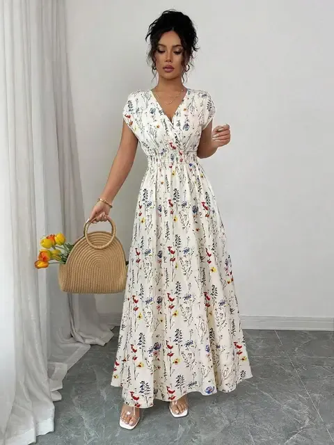 Blumen-Maxikleid 4