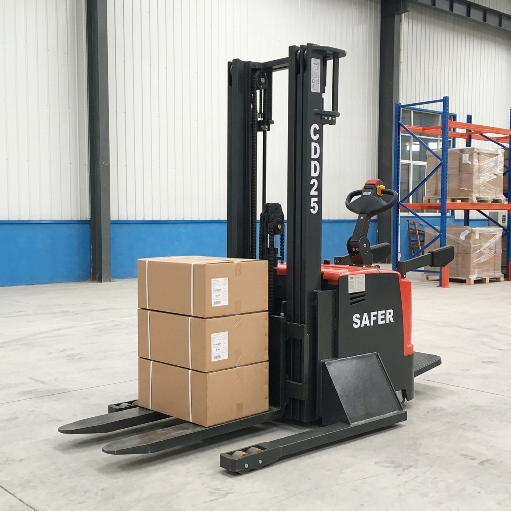 Elektrischer Mini-Stapler 1,5 Tonnen Triplexmast