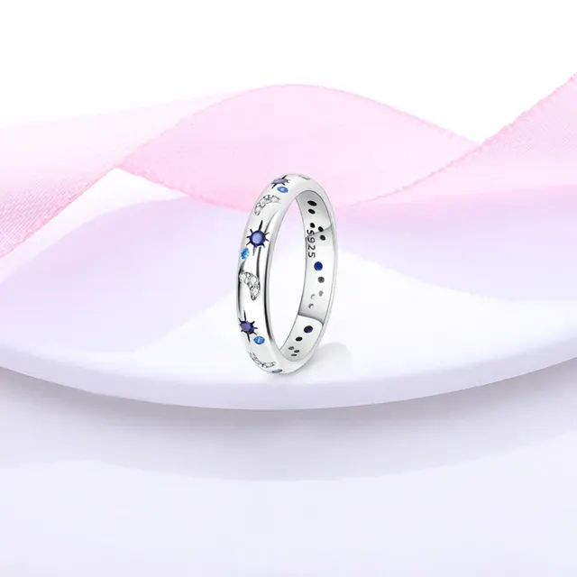 Keltischer Knoten Sterlingsilber-Ring für Damen und Herren 2