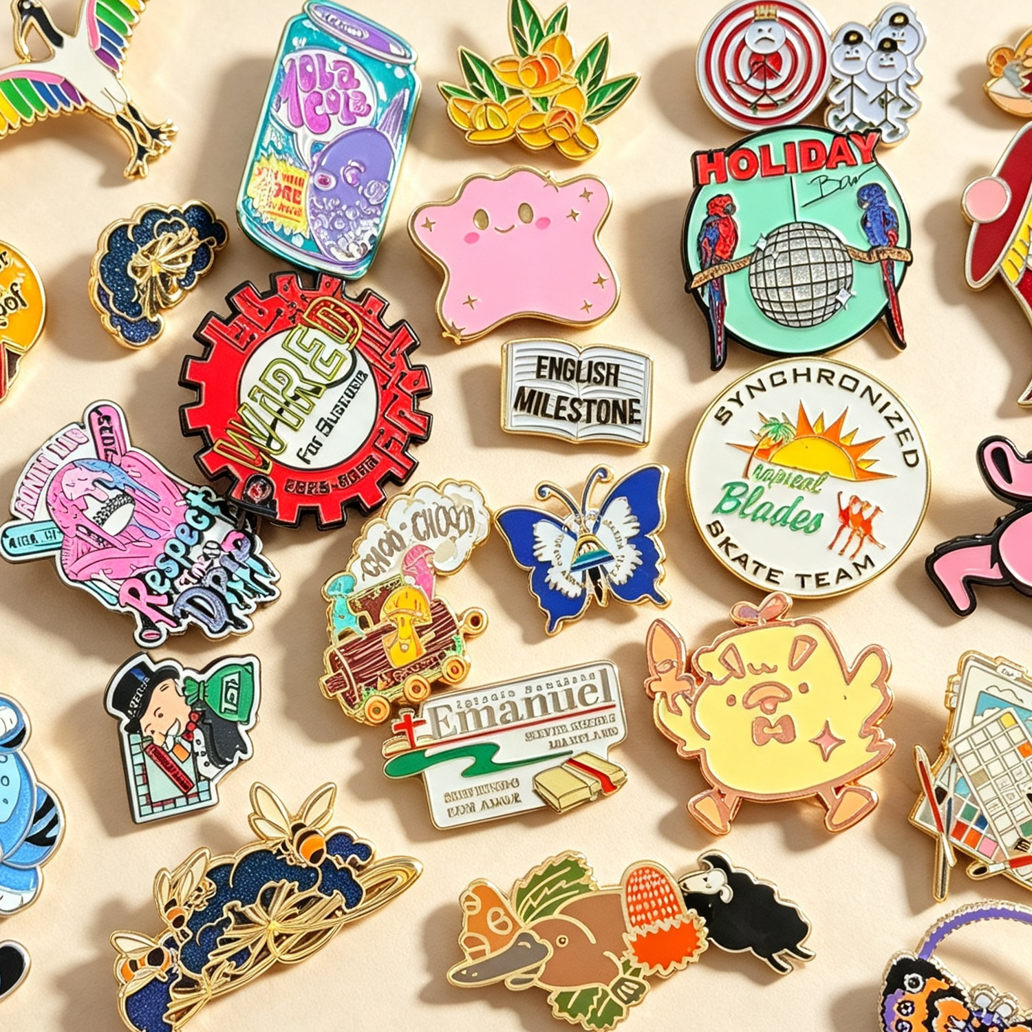 Individueller Emaille-Pin