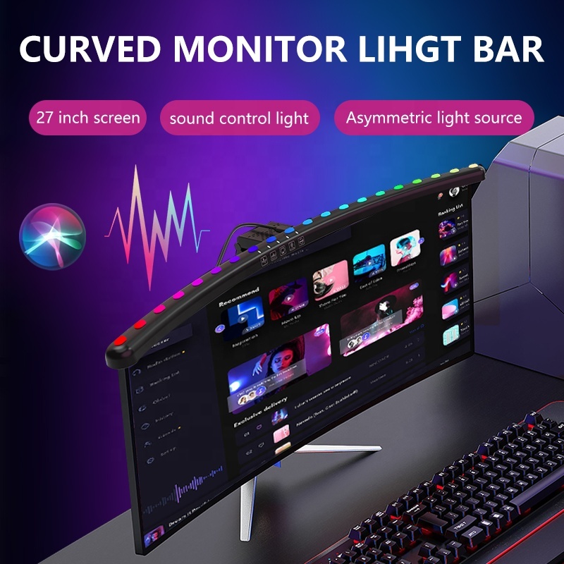 60cm RGB Monitorleuchte mit Sound-Steuerung 2