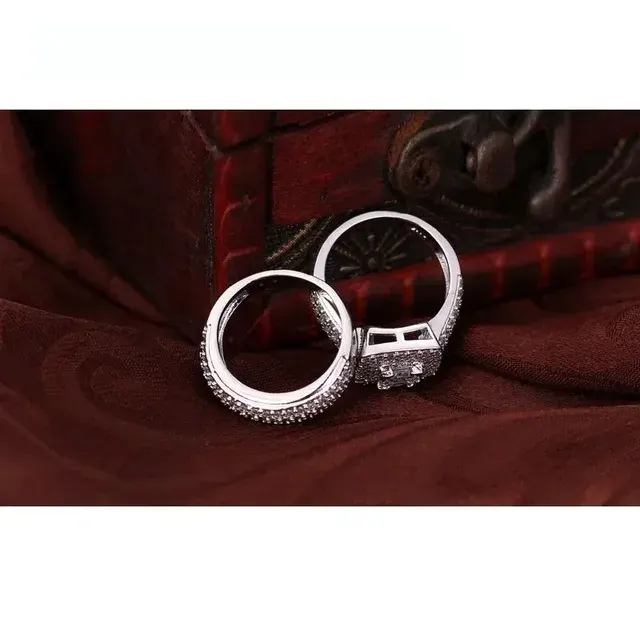Verlobungsring aus 925er Sterlingsilber mit Zirkonia 3