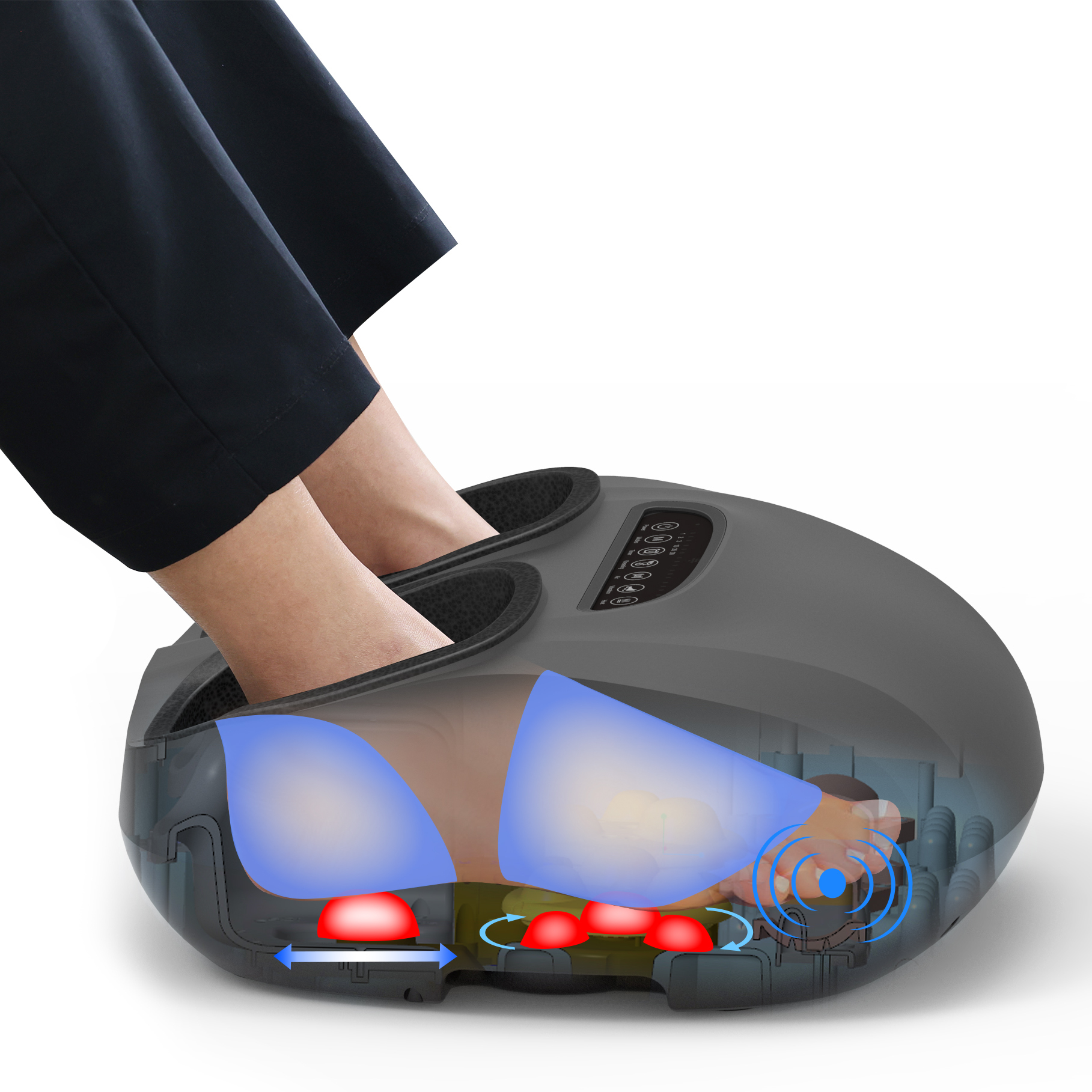 Elektrischer Fußmassageroller für Fasciitis