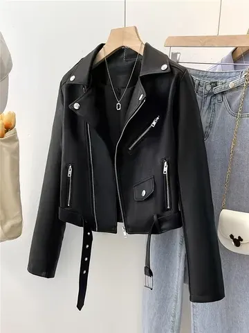 Kunstlederjacke
