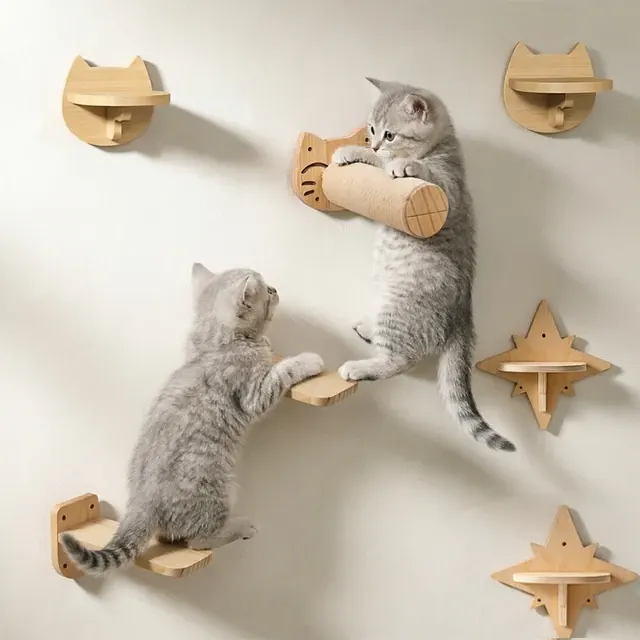 Katzen-Wandregal 3