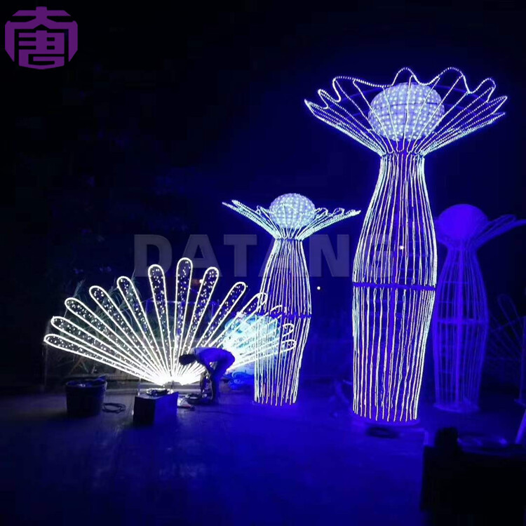 3D-Weihnachts-LED-Turmleuchte für Außen 4