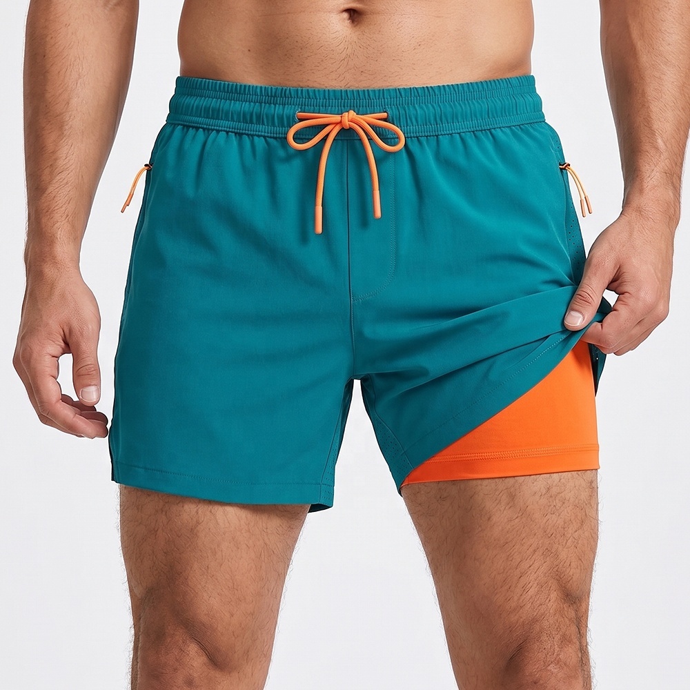 2-in-1-Sporthose für Herren