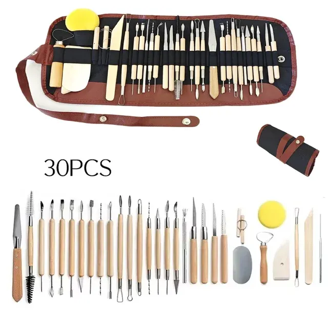Ton-Modellierwerkzeug-Set 4