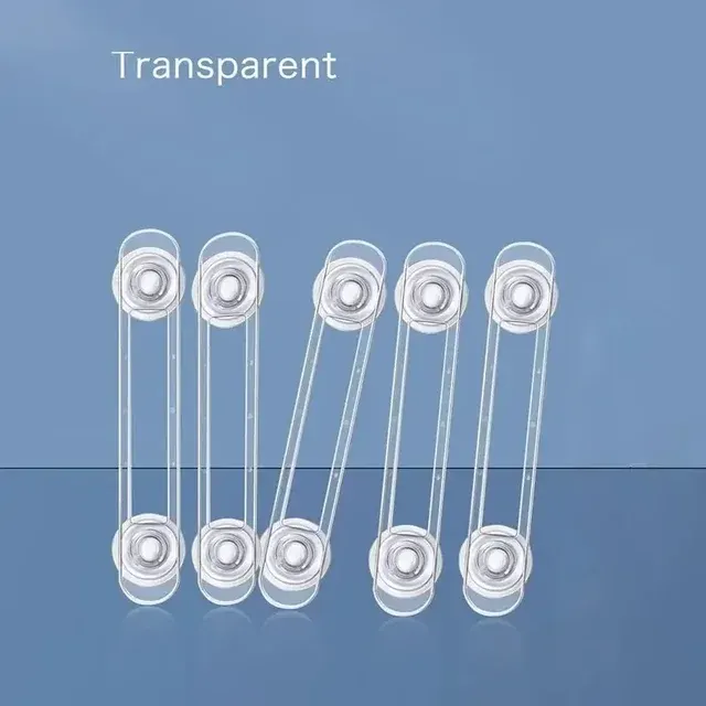Transparente Schubladen-Sicherheitsverriegelung für Babys 3