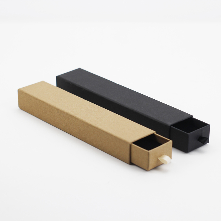 Kraftpapier-Schubladenbox geprägt wiederverwendbar