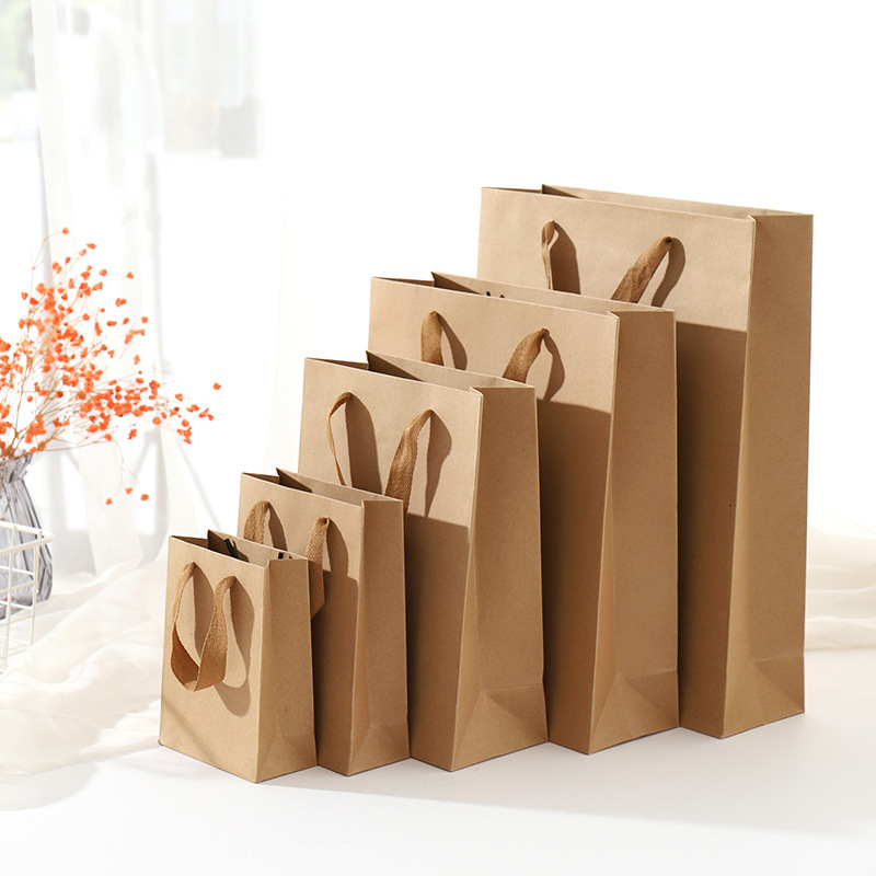 Kraftpapier-Tragetasche für Modeboutiquen