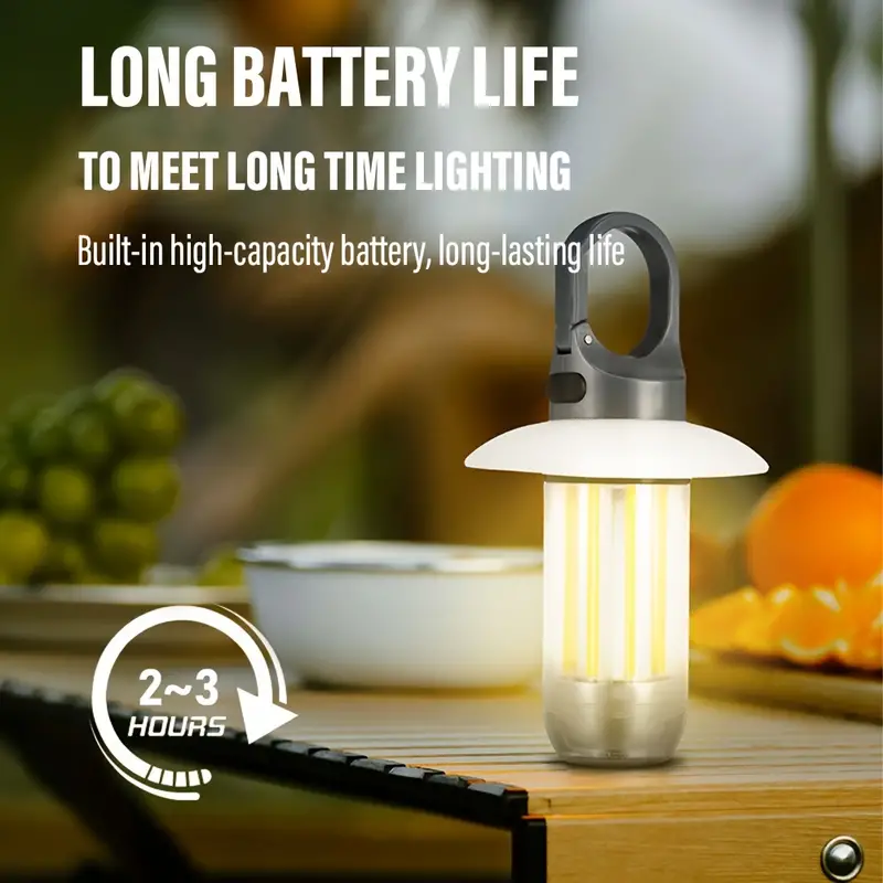 Wasserdichte Campinglaterne mit 600mAh-Akku 2