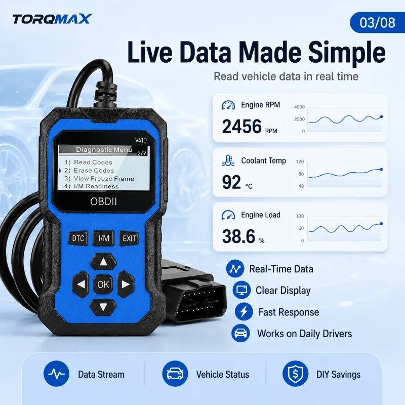 Professioneller OBD2-Motorfehler-Scanner 16-Pin in Blau 3