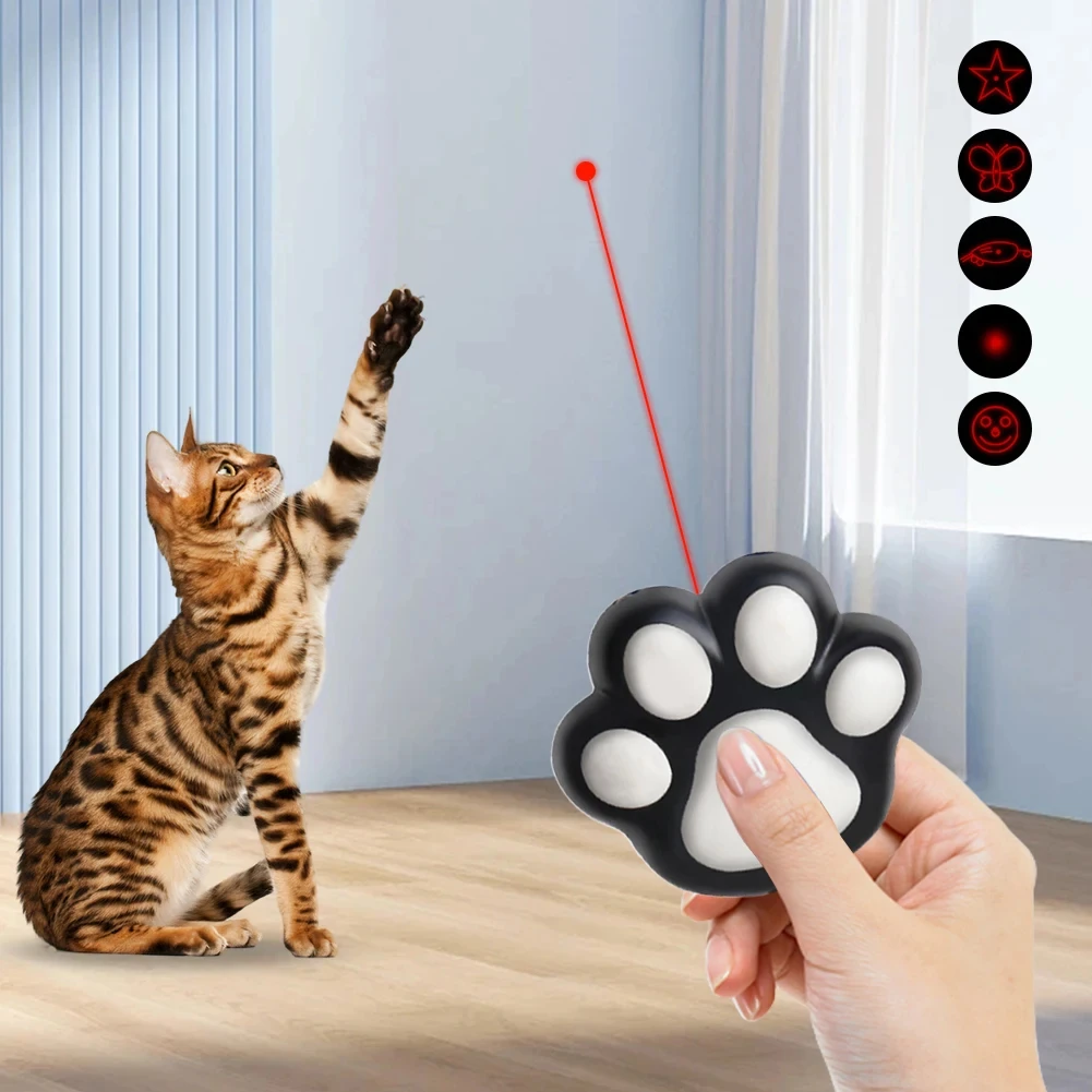 Wiederaufladbares Laser-Spielzeug für Katzen 2