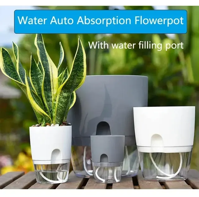 selbstbewässernder Blumentopf 2