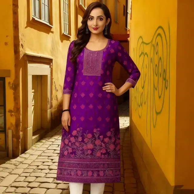 Damen-Kurti-Kleid 3