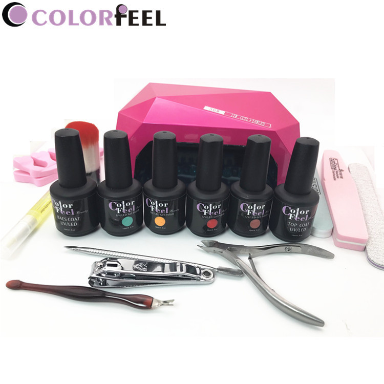 UV-Gel-Nagelset mit Lampe
