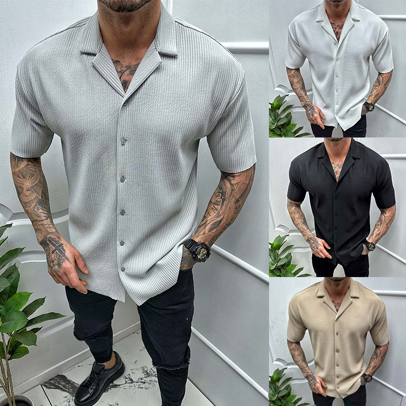 Herren-T-Shirt gestreift 3