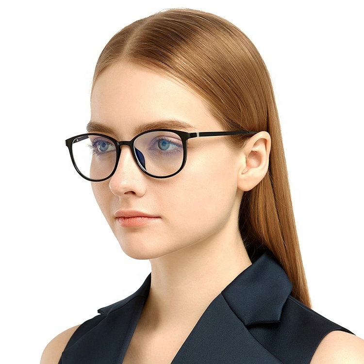 Runde Blaulichtfilter-Brille für Myopie 2