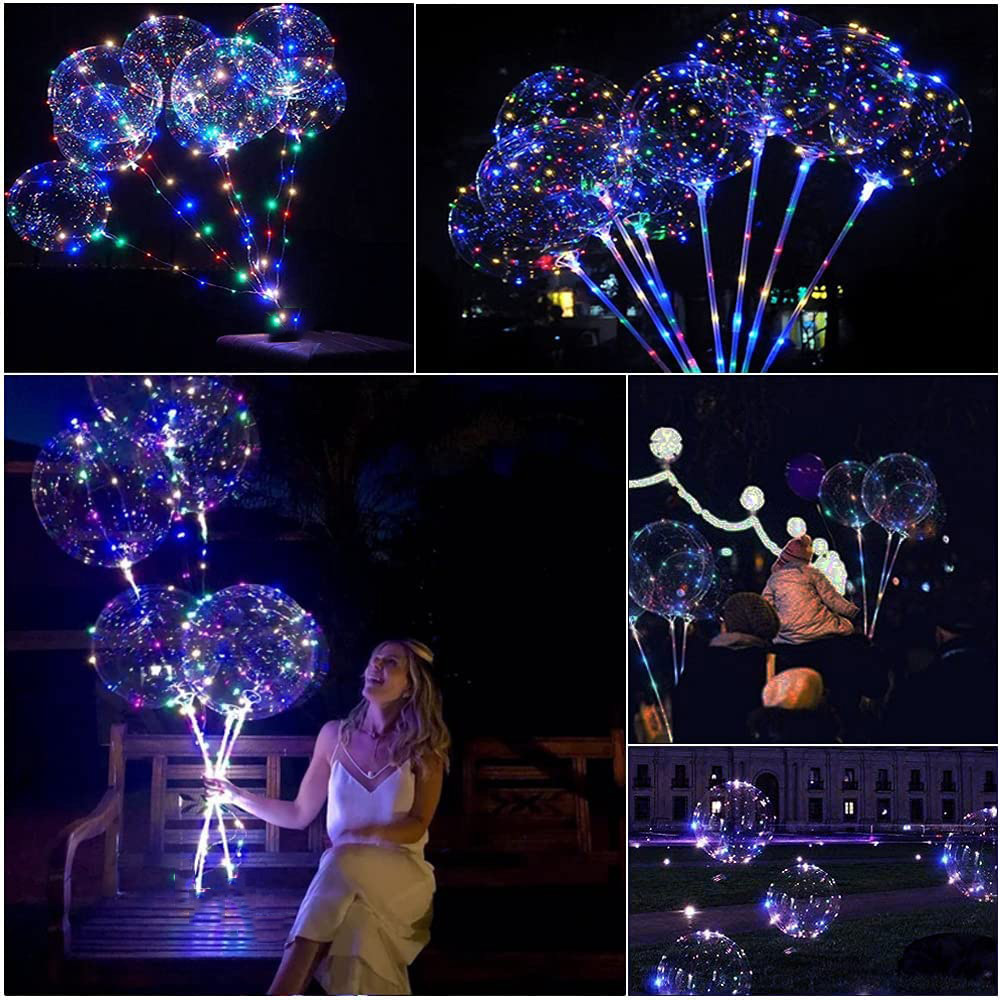 Transparente LED-Bobo-Ballons zum Leuchten 4