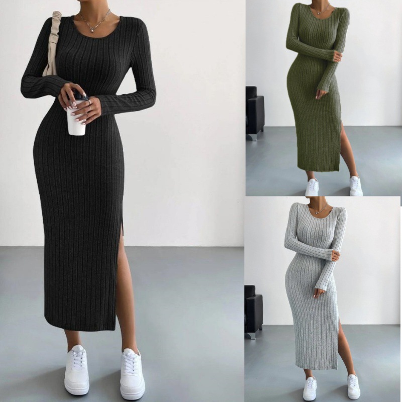 Strick Maxikleid