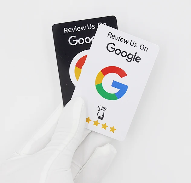 Schwarze NFC-Bewertungskarte, wiederverwendbar 2