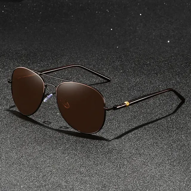 Piloten-Sonnenbrille aus Metall, unisex 4