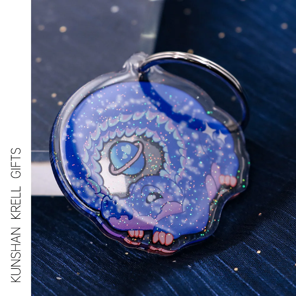 Niedlicher Epoxy-Acryl-Schlüsselanhänger mit Charme 4