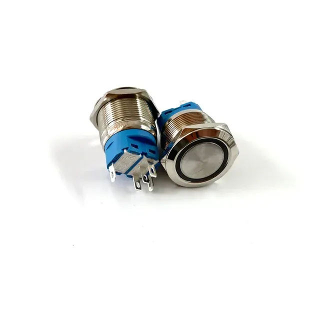 Wasserdichter Metall-Druckschalter mit LED-Licht 4