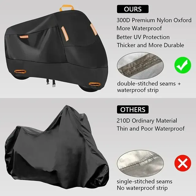 210D Motorradabdeckung für Innen und Außen 4