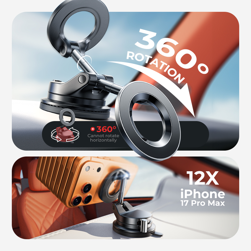 360° Vakuum Handyhalterung fürs Auto 2