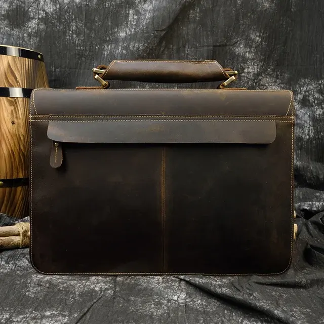Leder-Laptop-Aktentasche 3
