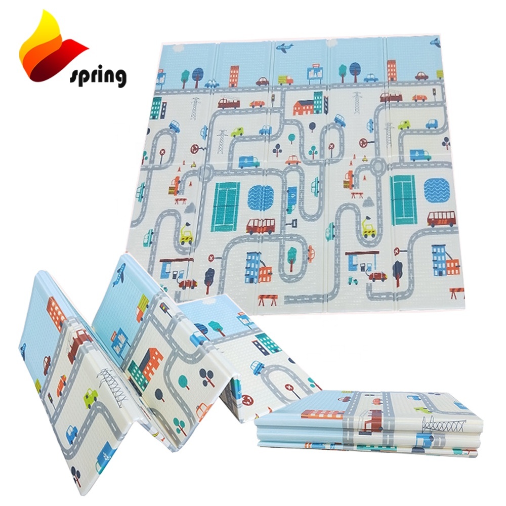 Faltbare Baby-Spielmatte mit Musterdesign